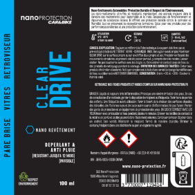 KIT ANTI PLUIE  pare-brise/vitres