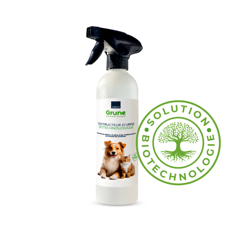 Destructeur d’odeurs urine pour toutes surfaces