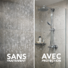Protection anti-calcaire Verre & Céramique pour paroi de douche