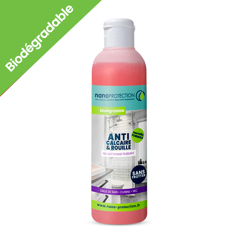 Gel anticalcaire puissant biodégradable et écologique - 250 ml et 500ml