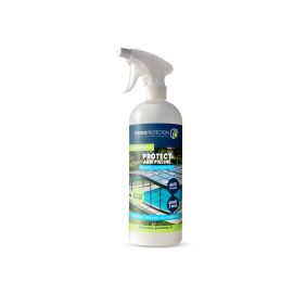 Traitement de protection et déperlant  pour abri de piscine