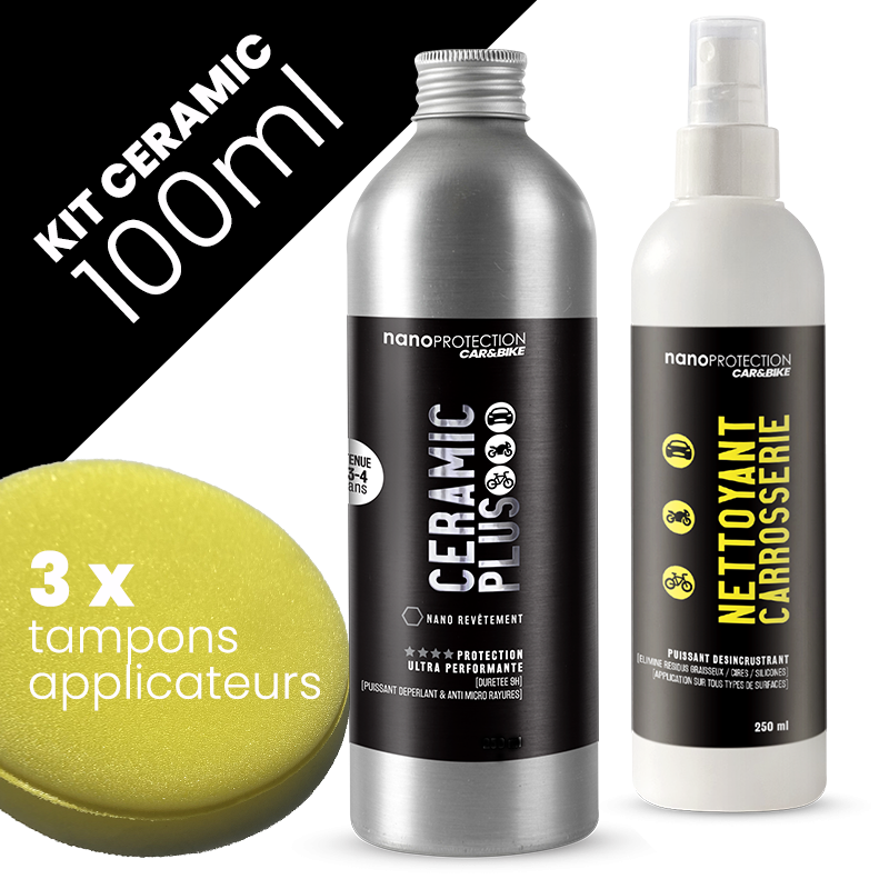 Kit protection Céramique haut de gamme dureté 9H