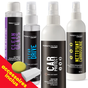 Kit de protection vitres/jantes/carrosserie/optiques