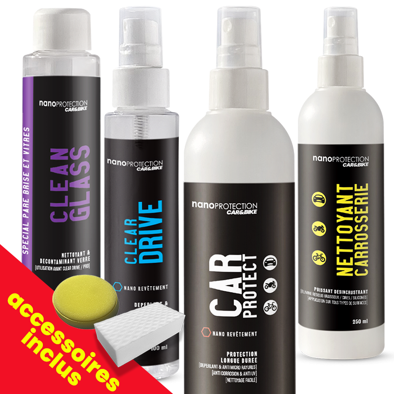 Kit de protection vitres/jantes/carrosserie/optiques