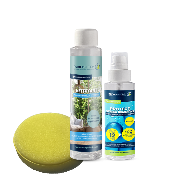 protection anti-calcaire pour paroi de douche