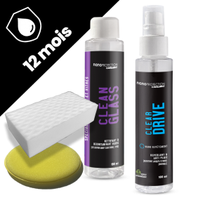 Kit anti pluie pour pare-brise/vitres