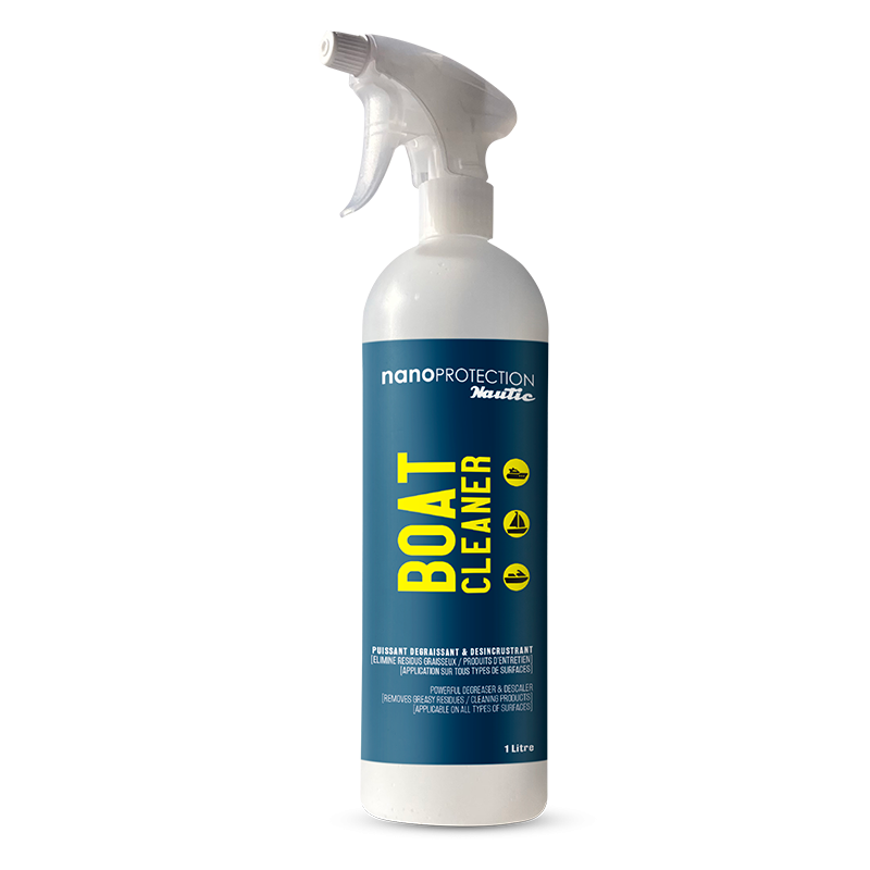 Nettoyant coque bateau – dégraissant marin pour gelcoat, fibre et carène