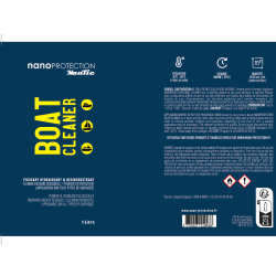 Nettoyant dégraissant décontaminant pour coque bateau - voilier - yacht