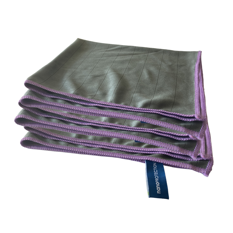 Chiffon microfibre carbone haute performance – nettoyage sans traces