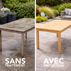 Imperméabilisant et oléofuge pour bois naturel