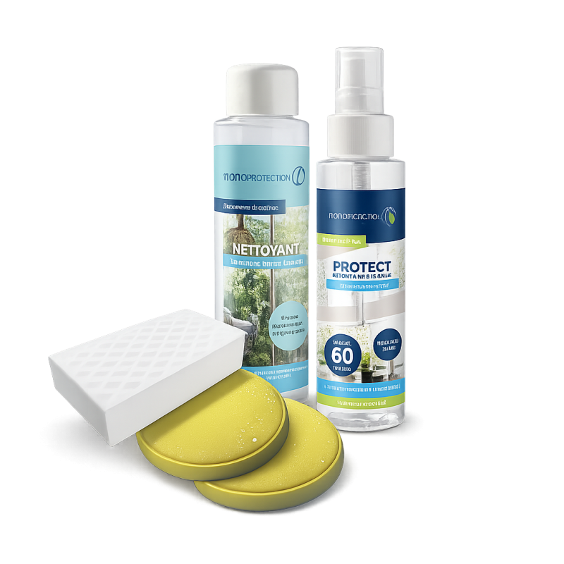 Pack verre autonettoyant longue durée – vitrages difficiles d’accès