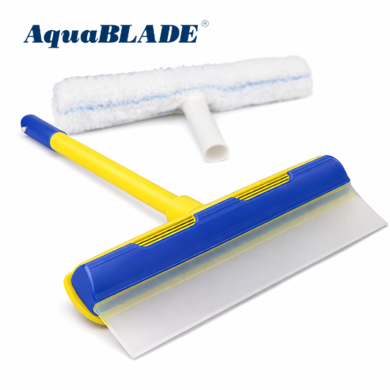 Raclette 30 cm pour vitres AquaBLADE + Mouilleur avec ou sans rallonge – nettoyage sans traces