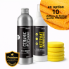 Kit Ceramic Plus 250 ml – protection céramique 9H multi‑véhicules (option finition microfibres premium)