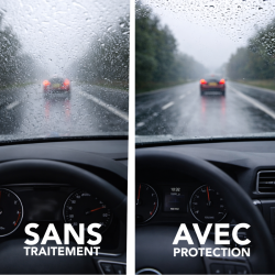 Visibilité et sécurité sous la pluie