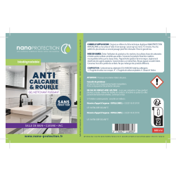 Gel anti-calcaire biodégradable formule enzymatique | NanoProtection