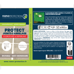 Hydrofuge joints carrelage (anti-taches, anti-moisissure) | NanoProtection