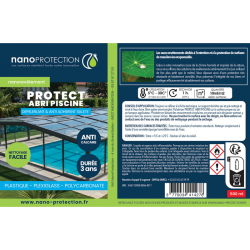 solution hydrofuge anti salissure pour abri de piscine