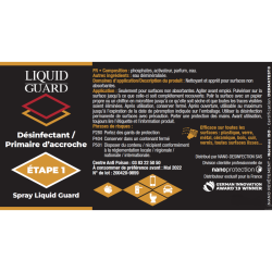 Liquid Guard lingettes antimicrobiennes & antivirales | NanoProtection