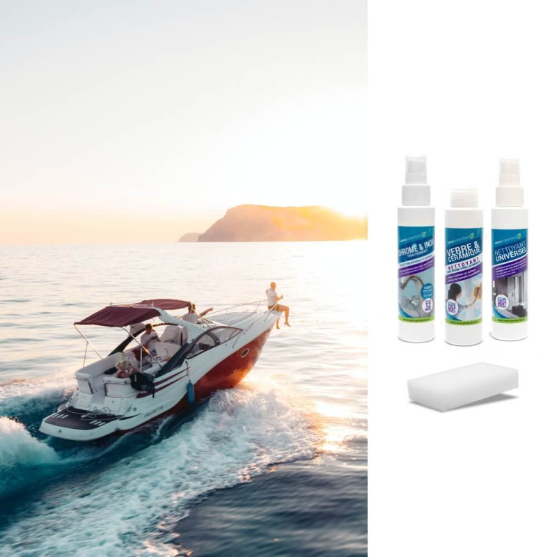 Kit protection chrome & inox  pour bateaux et yachts