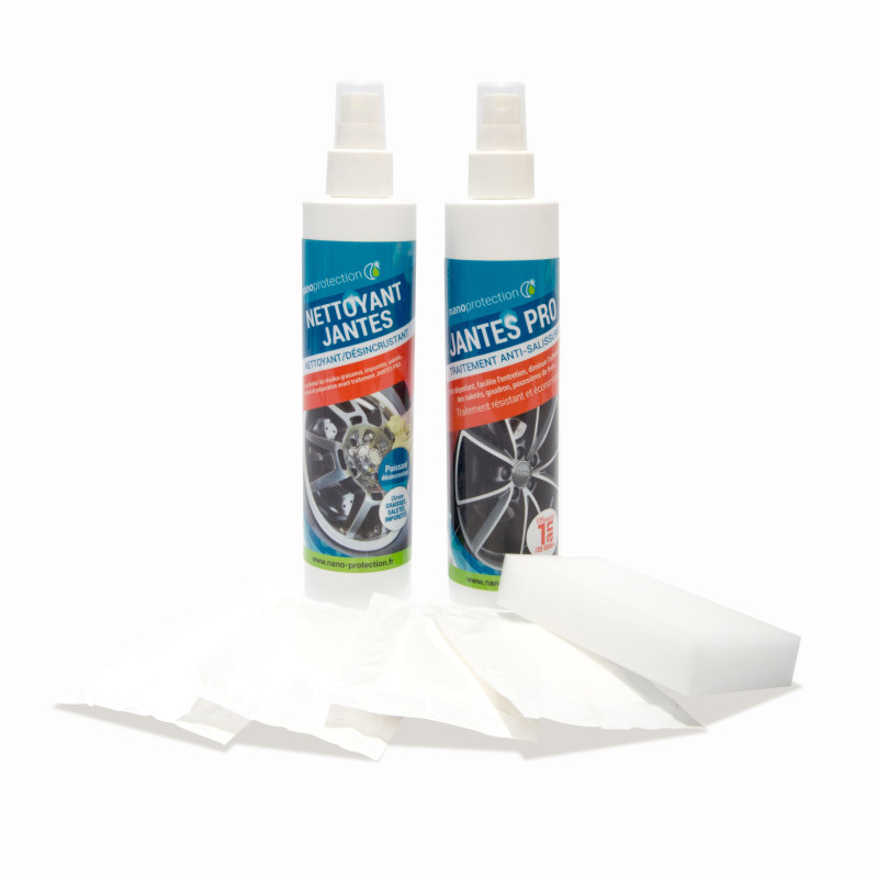 Spray nettoyant pour jantes et roues, produits d'entretien de voiture,  protection durable, intérieur de voiture, spanopathie