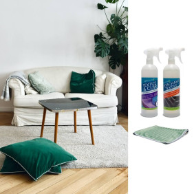 Détachant biodégradable textiles pour canapé
