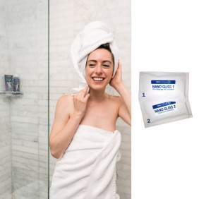 Nano Gliss 1-2 - Nettoyant + Traitement nano sous forme de lingettes prêtes à l'emploi
